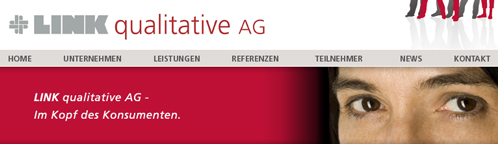 LINK qualitative AG website